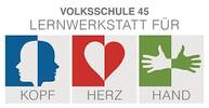Logo Volksschule 45 - Lernwerkstatt für Kopf-Herz und Hand